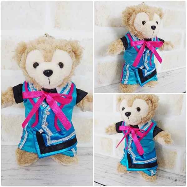 画像4: 【予約受付中】  ダッフィー ぬいばサイズ (14cm) ターコイズブルー衣装 コスチューム 服 担当緑 sn114 (4)