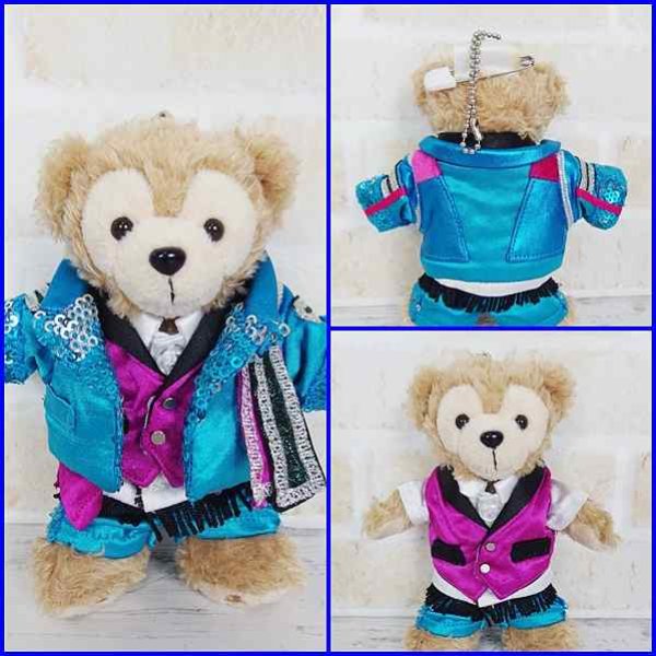 画像5: 【予約受付中】  ダッフィー ぬいばサイズ (14cm) ターコイズブルー衣装 コスチューム 服 担当青 sn117 (5)