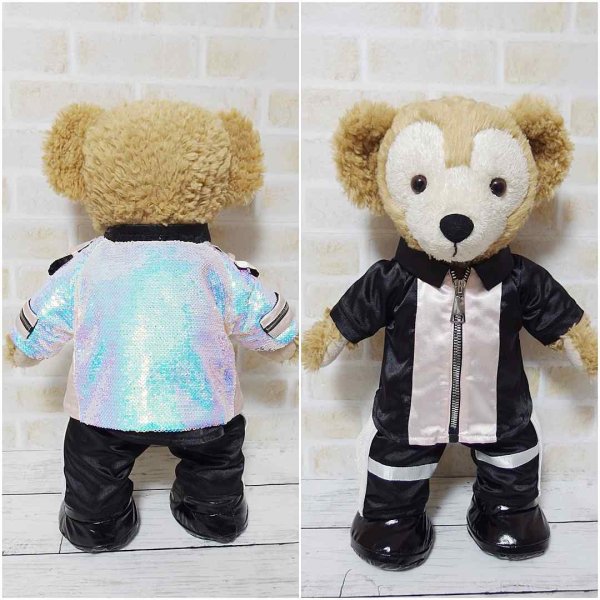 画像5: 【予約受付中】  ダッフィー 衣装 Sサイズ (身長43cm) コスチューム 服 sn126 紫担当 (5)