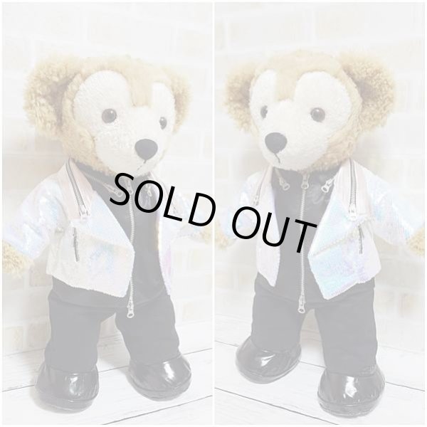 画像2: 【予約受付中】  ダッフィー 衣装 Sサイズ (身長43cm) コスチューム 服 sn129 黒担当 (2)