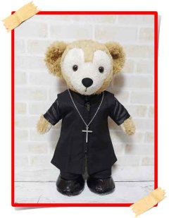 【予約受付中】 ダッフィー 衣装 Sサイズ (身長43cm) コスチューム 服 sn141 赤担当