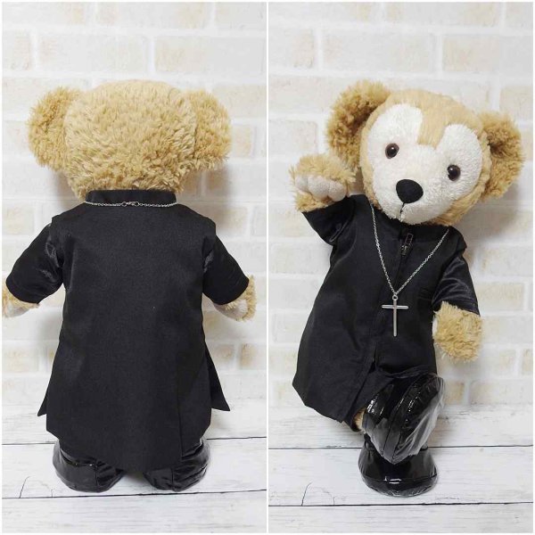 画像4: 【予約受付中】 ダッフィー 衣装 Sサイズ (身長43cm) コスチューム 服 sn141 赤担当 (4)