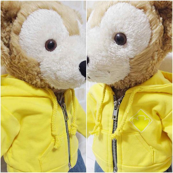 画像3: 【予約受付中】 ダッフィー 衣装 Sサイズ (身長43cm) コスチューム 服 sn142 ピンク担当 (3)