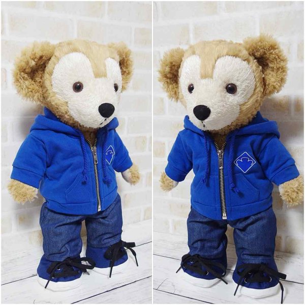 画像2: 【予約受付中】 ダッフィー 衣装 Sサイズ (身長43cm) コスチューム 服 sn148 黄色担当 (2)