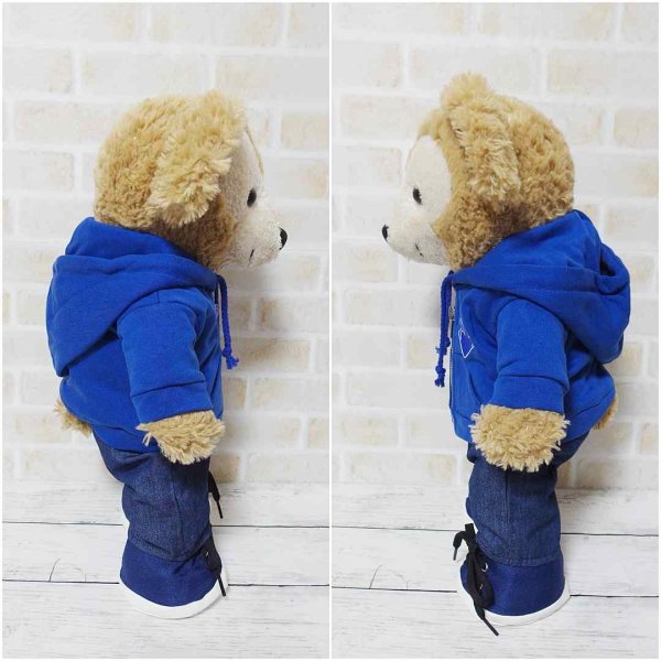 画像4: 【予約受付中】 ダッフィー 衣装 Sサイズ (身長43cm) コスチューム 服 sn148 黄色担当 (4)