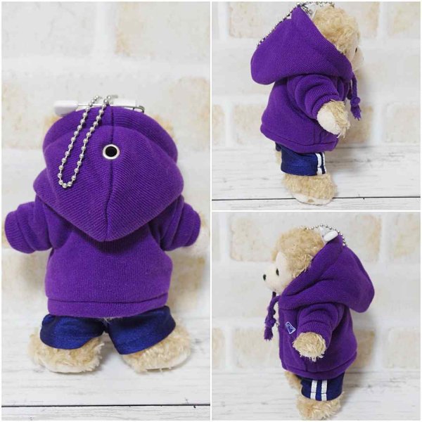 画像3: 【予約受付中】   ダッフィー ぬいばサイズ (14cm) 2021衣装 コスチューム 服 担当紫 sn156 (3)