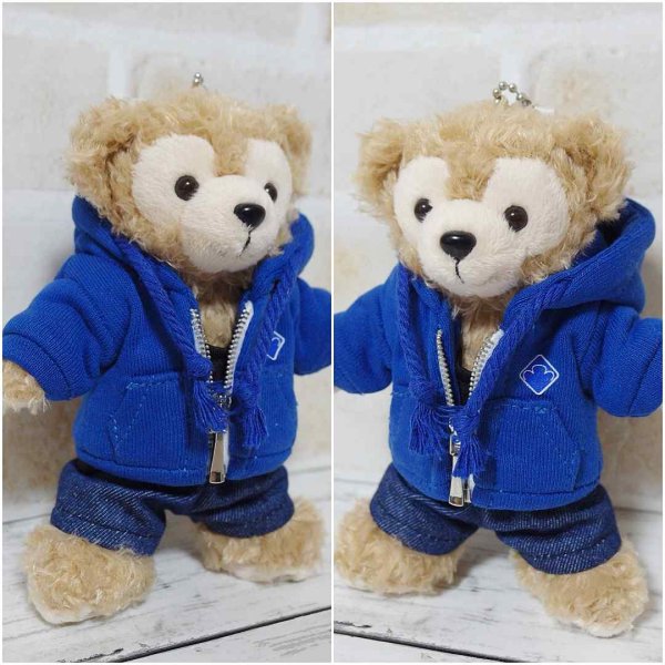 画像2: 【予約受付中】 ダッフィー ぬいばサイズ (14cm) 2021衣装 コスチューム 服 担当黄色 sn158 (2)