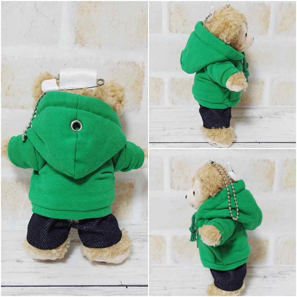 画像3: 【予約受付中】  ダッフィー ぬいばサイズ (14cm) 2021衣装 コスチューム 服 担当黒 sn159 (3)