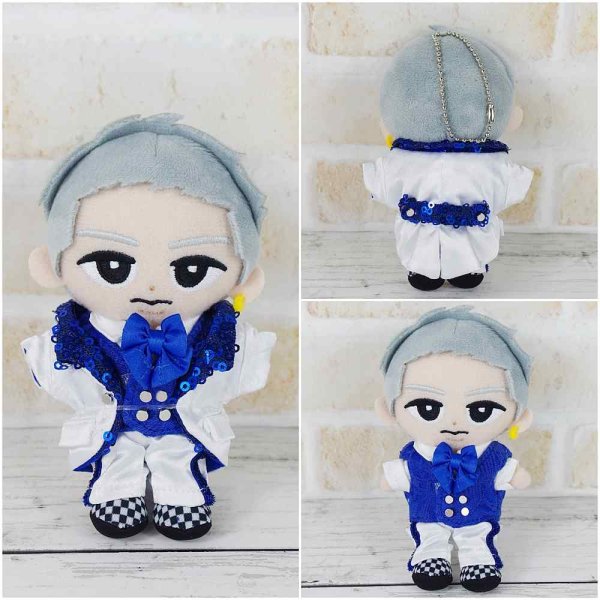 画像4: 【在庫処分在庫処分SALE中】すのチル コスチューム 服 歌舞伎 青 衣装  sn180 (4)