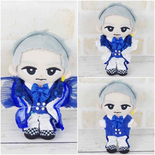 画像5: 【在庫処分在庫処分SALE中】すのチル コスチューム 服 歌舞伎 青 衣装  sn180 (5)