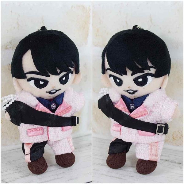 画像2: 【予約受付中】すのチル コスチューム 服 ピンクツイード 衣装 赤担当 sn201 (2)