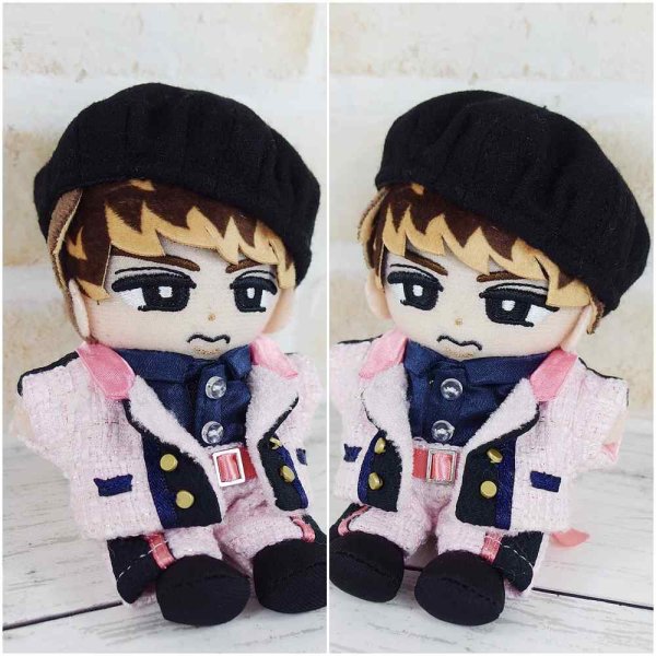 画像2: 【予約受付中】 すのチル コスチューム 服 ピンクツイード 衣装 オレンジ担当 sn205 (2)