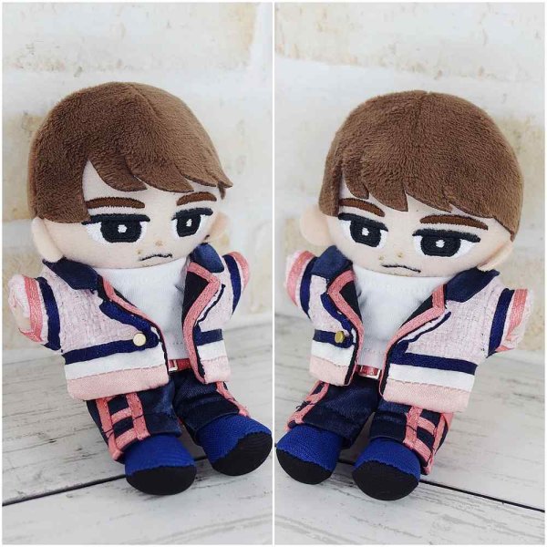 画像2: 【在庫処分SALE中】 すのチル コスチューム 服 ピンクツイード 衣装 青担当 sn207 (2)