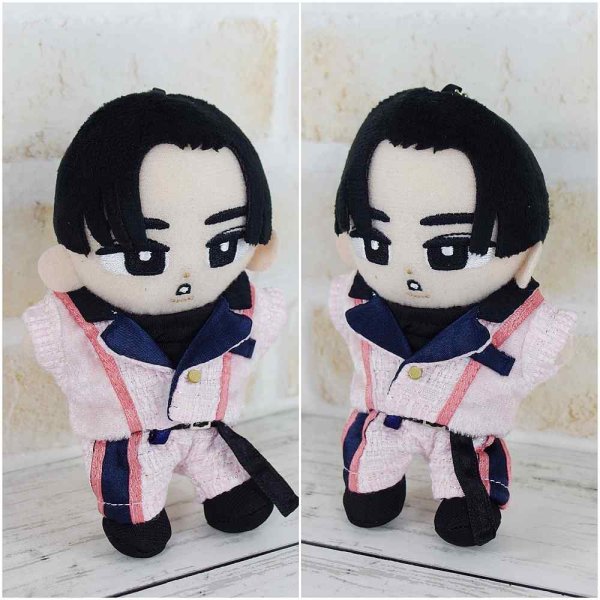 画像2: 【予約受付中】 すのチル コスチューム 服 ピンクツイード 衣装 黒担当 sn209 (2)