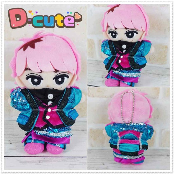 画像5: 【予約受付中】 すのチル コスチューム 服 ターコイズブルー 衣装 ピンク担当 sn212 (5)