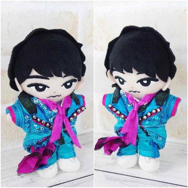 画像2: 【予約受付中】　すのチル コスチューム 服 ターコイズブルー 衣装 紫担当 sn216 (2)