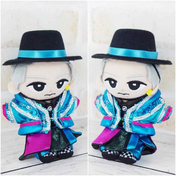 画像2: 【予約受付中】 すのチル コスチューム 服 ターコイズブルー 衣装 黄色担当 sn218 (2)