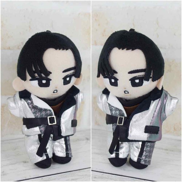 画像2: 【予約受付中】 すのチル コスチューム 服 IDOME 衣装 黒担当 sn239 (2)