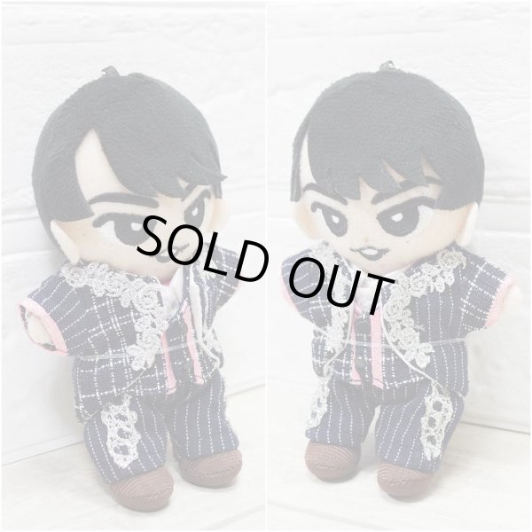 画像2: 【予約受付中】すのチル コスチューム 服 ピンクver. 紅白ストライプ スーツ 衣装 赤担当 sn271 (2)