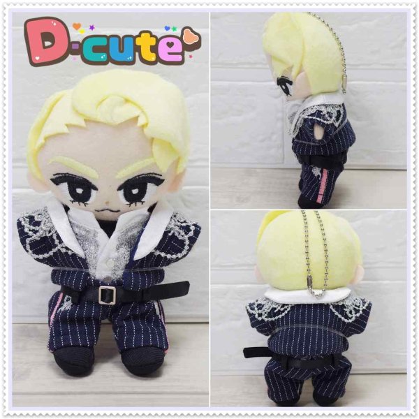 画像5: 【予約受付中】 すのチル コスチューム 服 ピンクver. 紅白ストライプ スーツ 衣装 白担当 sn273 (5)