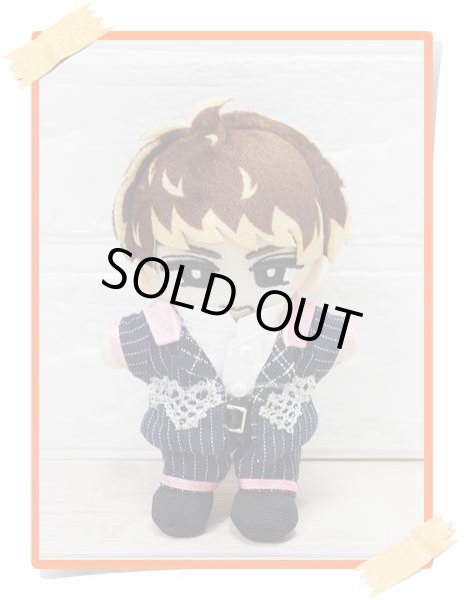 画像1: 【予約受付中】すのチル コスチューム 服 ピンクver. 紅白ストライプ スーツ 衣装 オレンジ担当 sn275 (1)