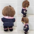 画像4: 【予約受付中】 すのチル コスチューム 服 ピンクver. 紅白ストライプ スーツ 衣装 オレンジ担当 sn275 (4)