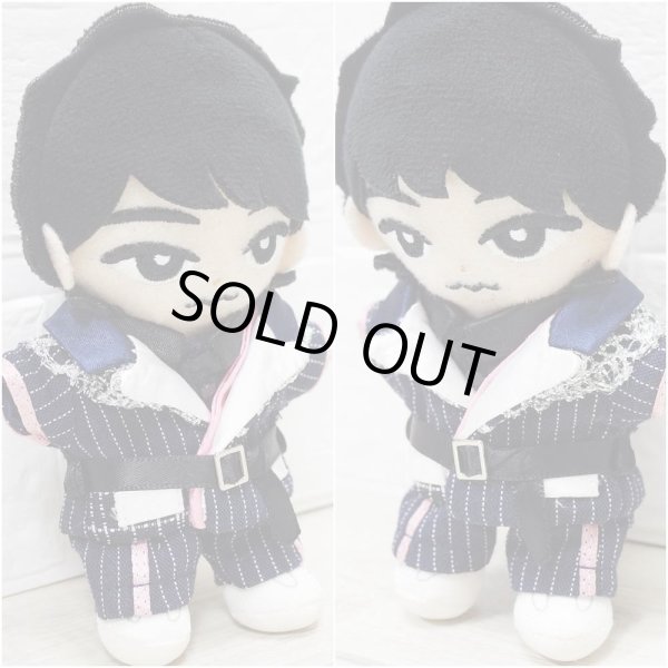 画像3: 「SALE中」すのチル コスチューム 服 ピンクver. 紅白ストライプ スーツ 衣装 紫担当 sn276 (3)