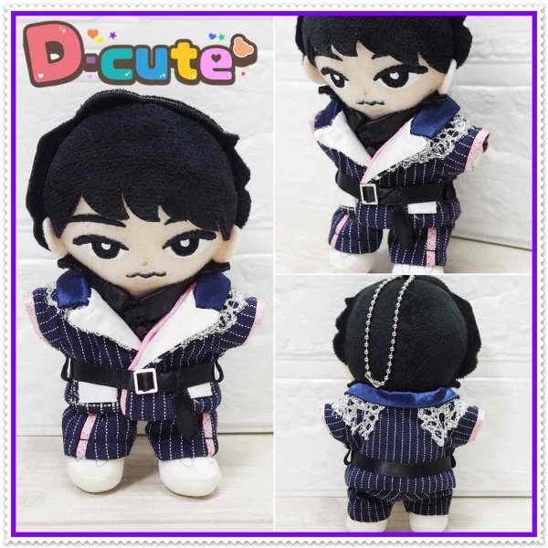 画像5: すのチル コスチューム 服 ピンクver. 紅白ストライプ スーツ 衣装 紫担当 sn276 (5)