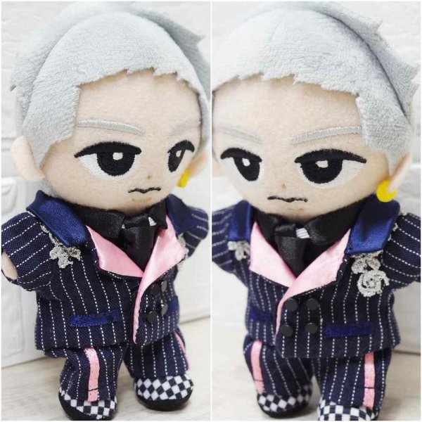 画像3: 【予約受付中】すのチル コスチューム 服 ピンクver. 紅白ストライプ スーツ 衣装 黄色担当 sn278 (3)