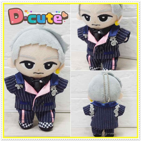 画像5: 【予約受付中】すのチル コスチューム 服 ピンクver. 紅白ストライプ スーツ 衣装 黄色担当 sn278 (5)