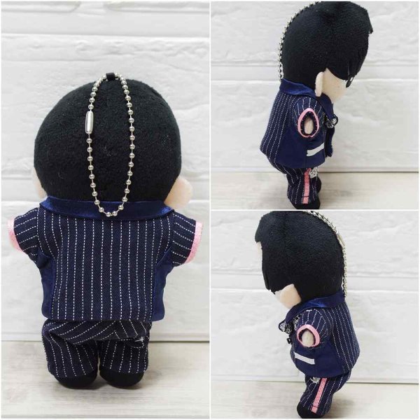 画像4: 【予約受付中】 すのチル コスチューム 服 ピンクver. 紅白ストライプ スーツ 衣装 黒担当 sn279 (4)