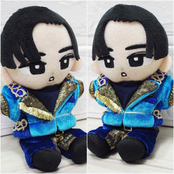 画像2: 【予約受付中】すのチル コスチューム 服 青金 衣装 黒担当 sn288 (2)