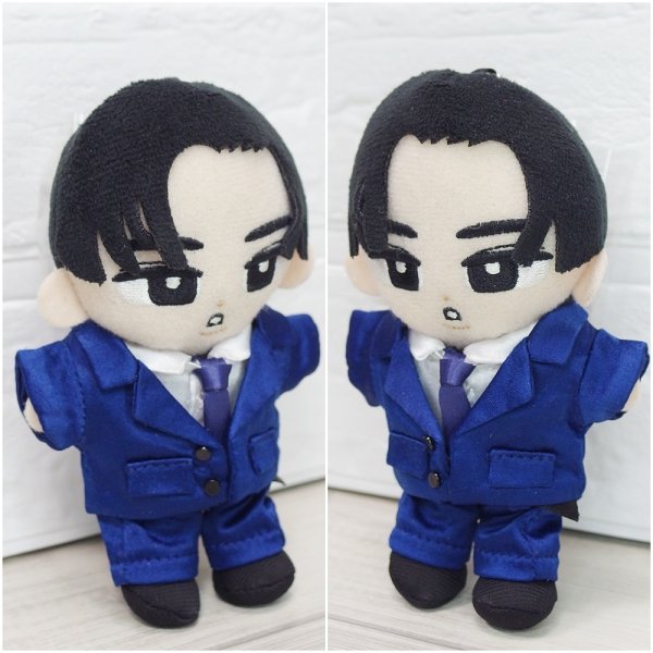 画像2: 【予約受付中】すのチル コスチューム 服 トリリオン 青スーツ 衣装 黒担当 sn343 (2)