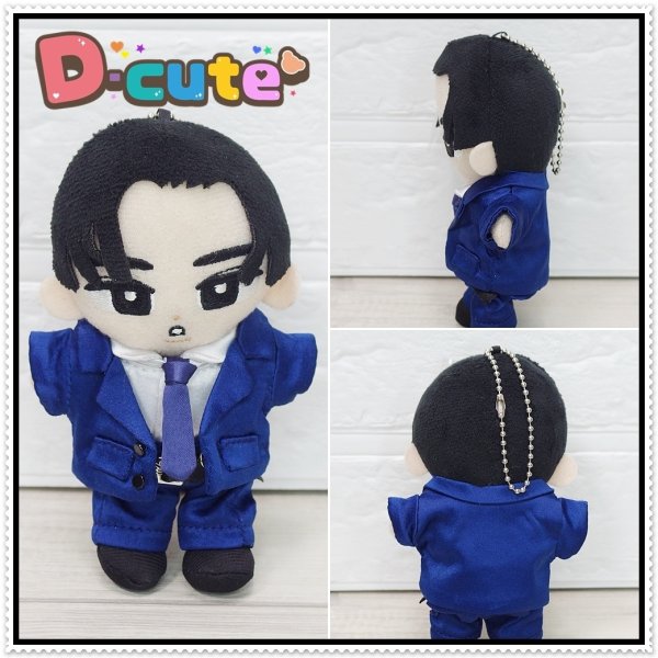 画像4: 【予約受付中】すのチル コスチューム 服 トリリオン 青スーツ 衣装 黒担当 sn343 (4)