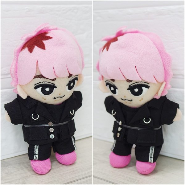 画像2: 【SALE】すのチル コスチューム 黒スーツ 服 RAYS 衣装 ピンク担当 sn382 (2)