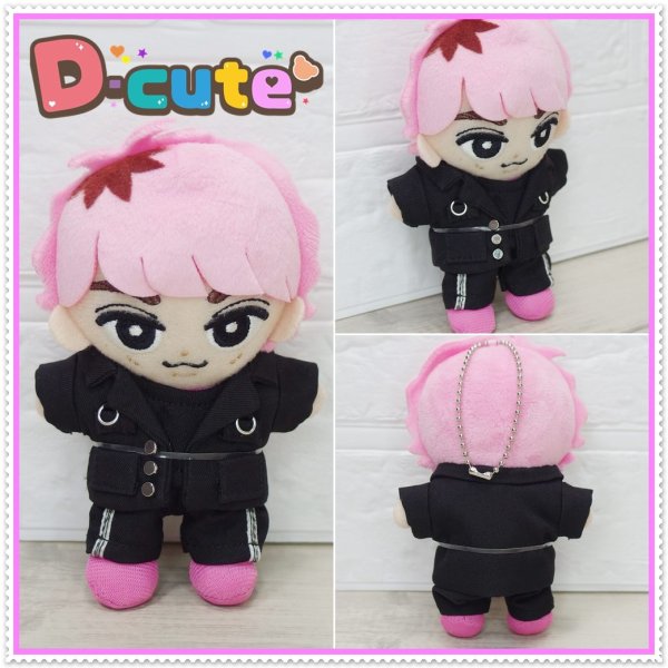 画像4: 【SALE】すのチル コスチューム 黒スーツ 服 RAYS 衣装 ピンク担当 sn382 (4)