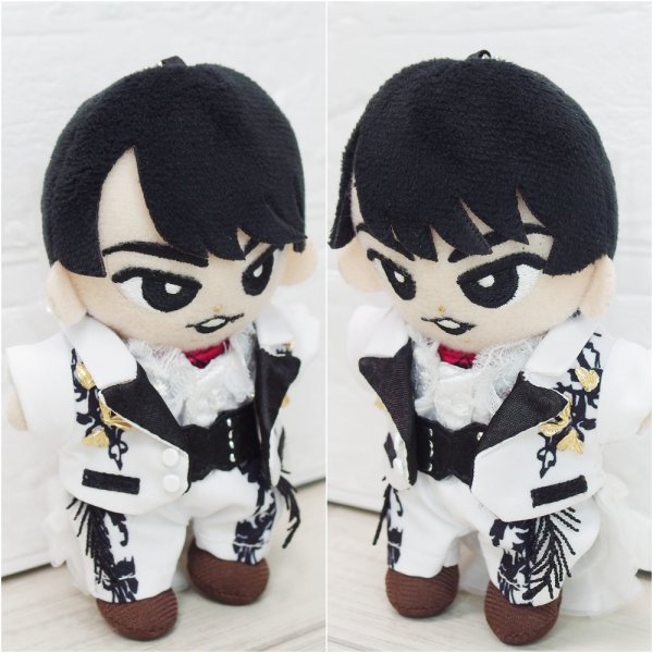 画像2: 【予約受付中】 すのチル コスチューム LIVE(配信) 白黒 衣装 赤担当 sn401 (2)