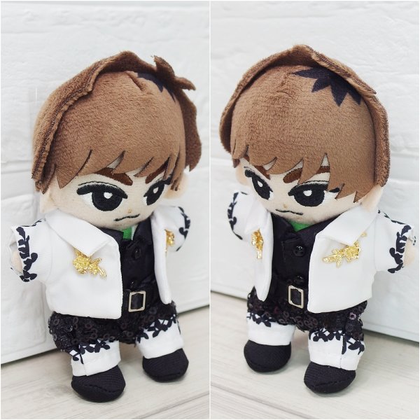 画像2: 【予約受付中】すのチルコスチューム LIVE(配信) 白黒 衣装 緑担当 sn404 (2)