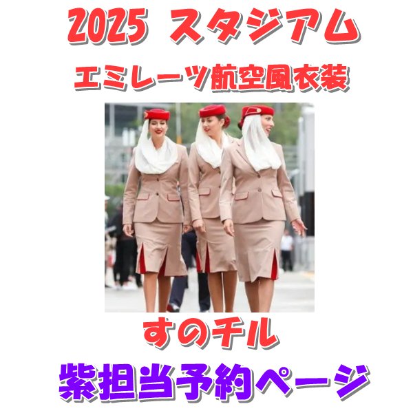 画像1: 【予約受付中】 2025 エミレーツ航空風 衣装 (すのチル小/BIG選択) 紫担当 sn476 (1)