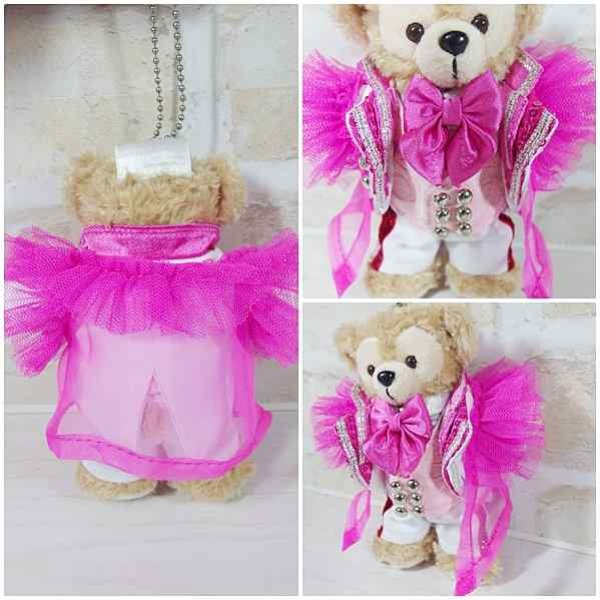 画像3: 【予約受付中】ダッフィー 衣装 ぬいばサイズ (全長14cm)  ピンクヒラヒラ sn50 (3)