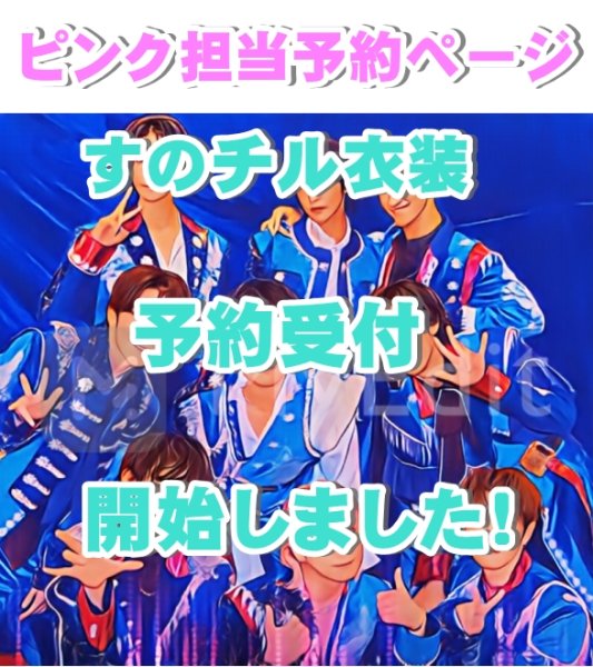 画像1: 【予約受付中】 新ターコイズ衣装  (すのチル小/BIG選択) ピンク担当 sn512 (1)