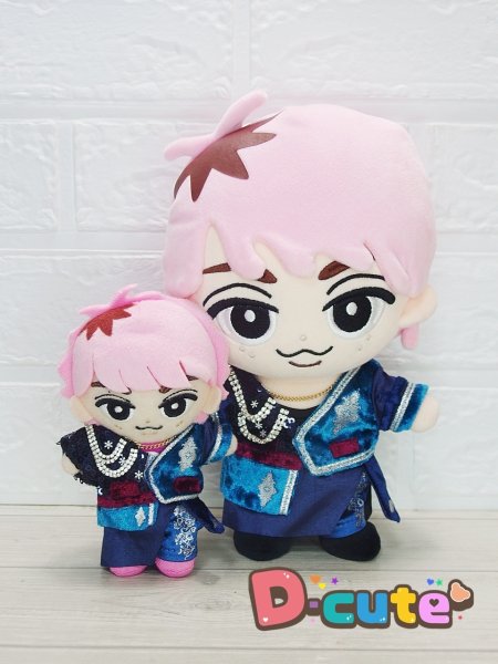 画像1: 「SALE中」 新ターコイズ衣装  (すのチル小/BIG選択) ピンク担当 sn512 (1)