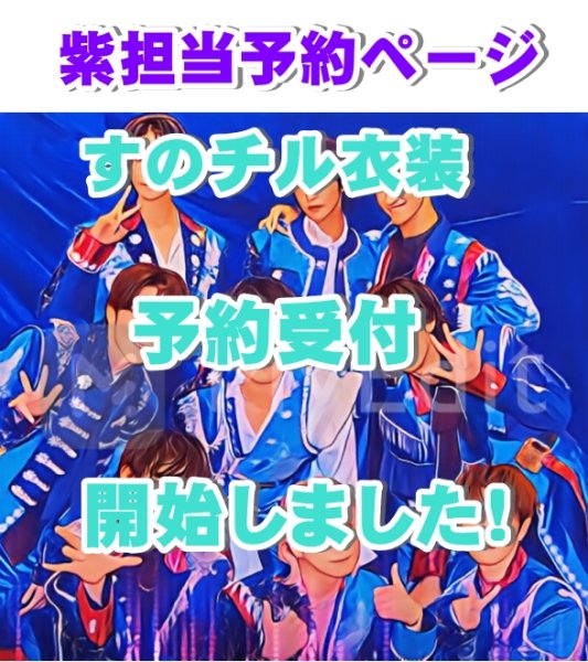 画像1: 【予約受付中】 新ターコイズ衣装  (すのチル小/BIG選択) 紫担当 sn516 (1)