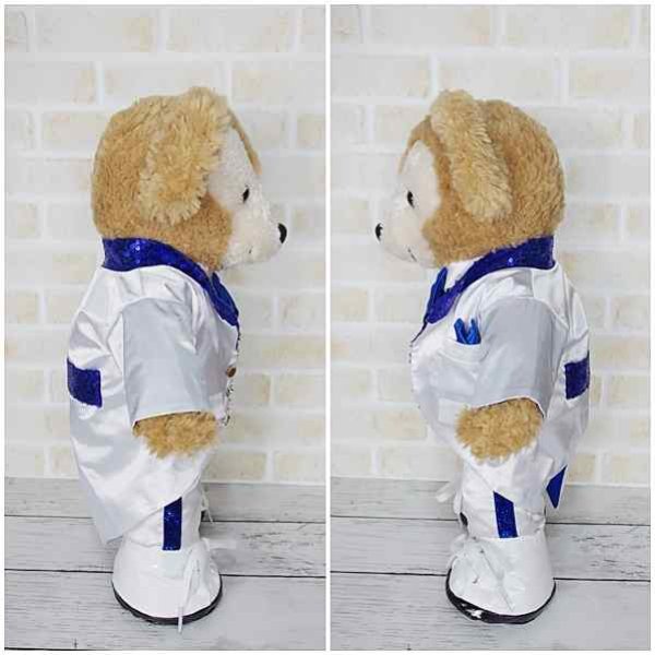 画像7: 【予約受付中】ダッフィー 衣装 Sサイズ (身長43cm) コスチューム 服 sn60 青ヒラヒラ有り (7)