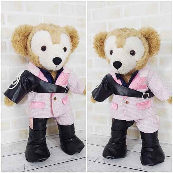 画像2: 【予約受付中】 ダッフィー 衣装 Sサイズ (身長43cm) コスチューム 服 sn71 赤担当 (2)