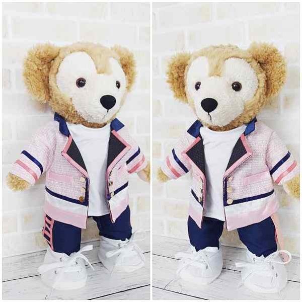 画像2: 【予約受付中】 ダッフィー 衣装 Sサイズ (身長43cm) コスチューム 服 sn77 青担当 (2)