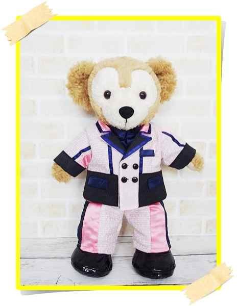 画像1: 【予約受付中】 ダッフィー 衣装 Sサイズ (身長43cm) コスチューム 服 sn78 黄色担当 (1)