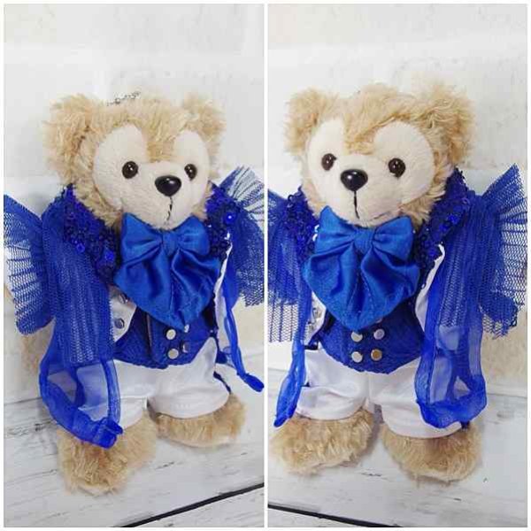 画像2: 【予約受付中】ダッフィー 衣装 ぬいばサイズ (全長14cm)  青ヒラヒラ sn90 (2)