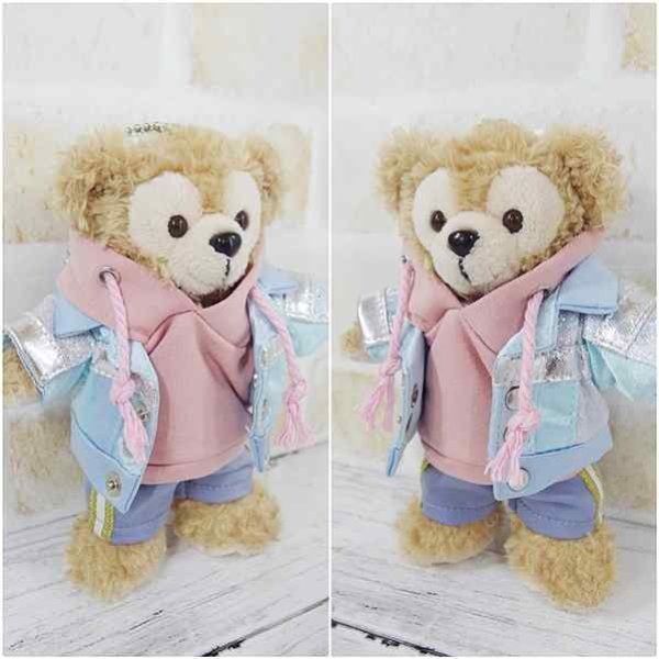 画像2: 【予約受付中】ダッフィーぬいば サイズ (身長14cm) コスチューム 服  Travis 風コスチューム 服 t34 (2)