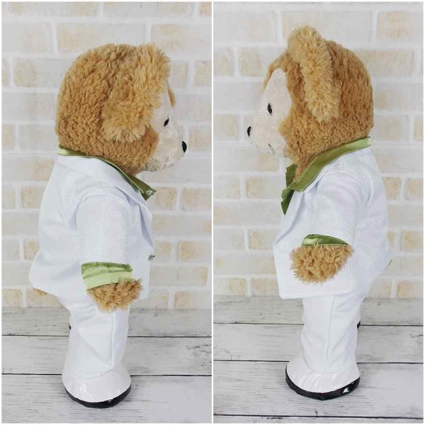 画像3: 【予約受付中】  ダッフィー 衣装 Sサイズ (身長43cm) Travis デビュー衣装 風 コスチューム 服 t75 緑担当 (3)